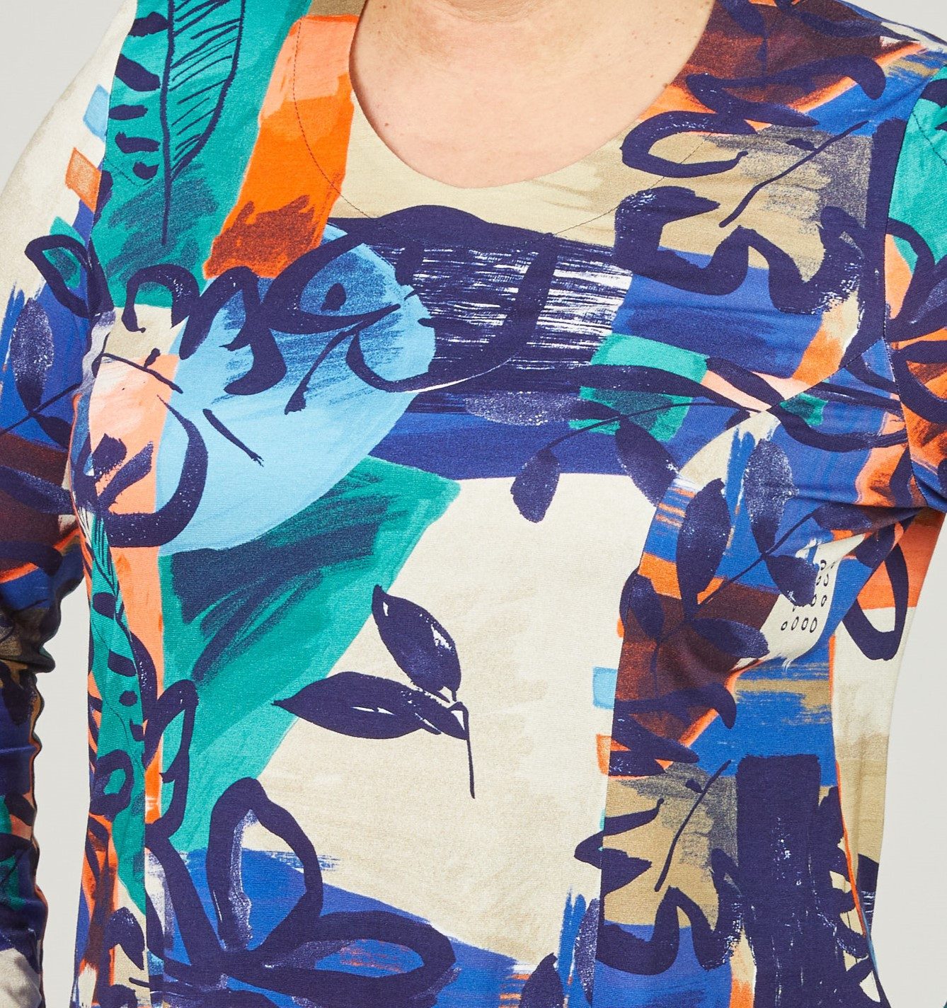 Mona Lisa Longshirt Große Größe hochwertige Viskose