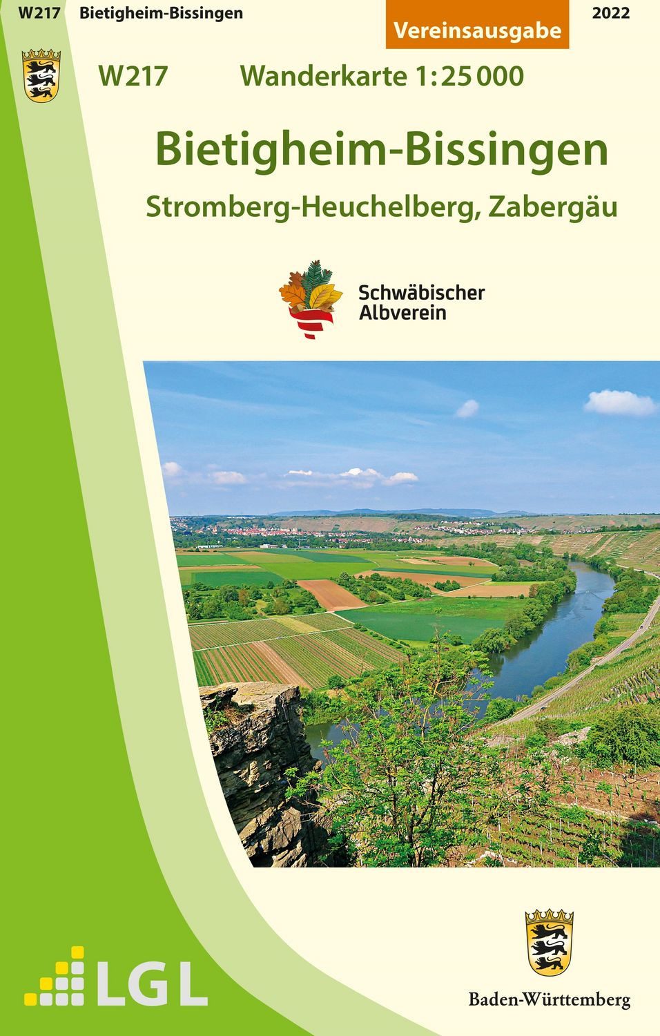 Reiseführer W217 Bietigheim-Bissingen - Stromberg-Heuchelberg, Zabergäu Wanderkart diverse