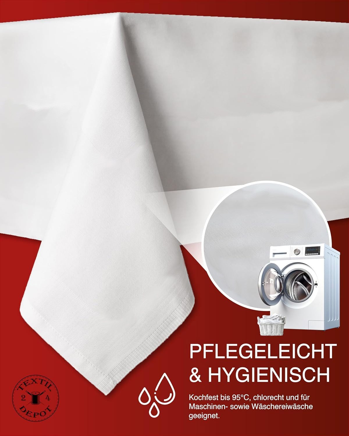 texpot Tischdecke Tischtuch Baumwolle Breite 180 günstig online kaufen