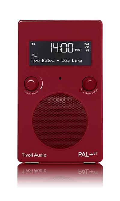 Tivoli Audio »PAL+ BT« Digitalradio (DAB) (Digitalradio (DAB), FM-Tuner, DAB+ Tisch-Radio, Küchenradio, kompaktes wasserfestes Gehäuse, tragbarer Bluetooth-Speaker)
