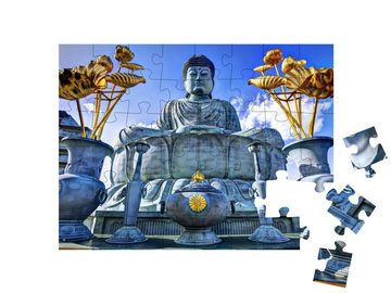 puzzleYOU Puzzle Großer Buddha von Hyogo in Kobe, Japan, 48 Puzzleteile, puzzleYOU-Kollektionen Japan