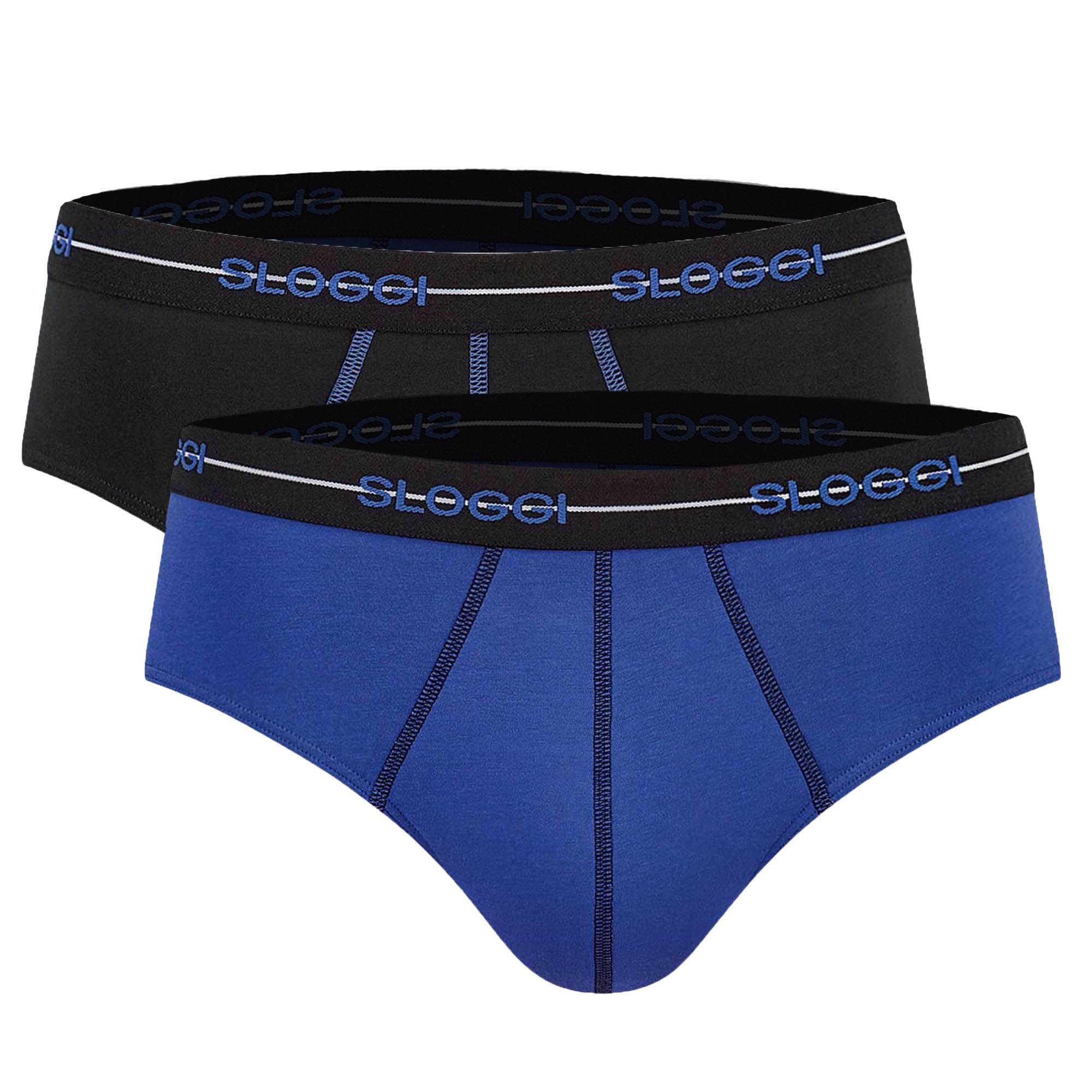 Slip Herren Slip 2er Pack Baumwollmischung
