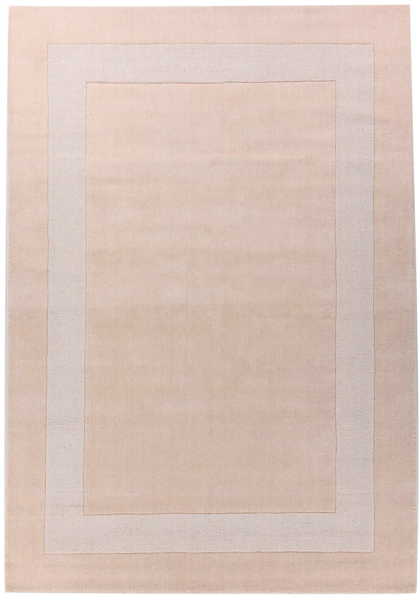 THEKO Wollteppich "USEDOM 8301" rechteckig 11 mm Höhe Uni Farben, reine Wol günstig online kaufen