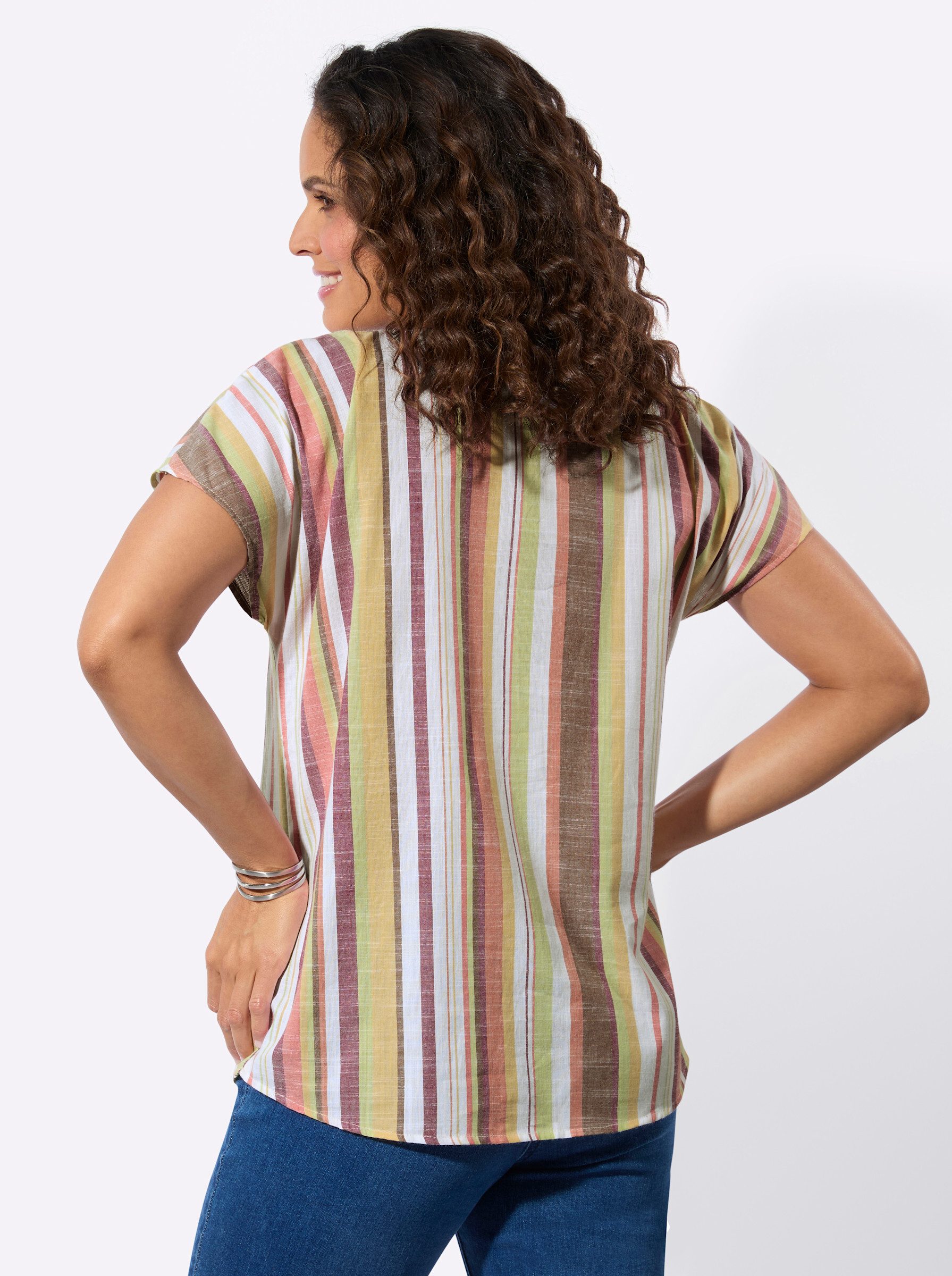 Witt Klassische Bluse Streifenbluse Kurzarm günstig online kaufen