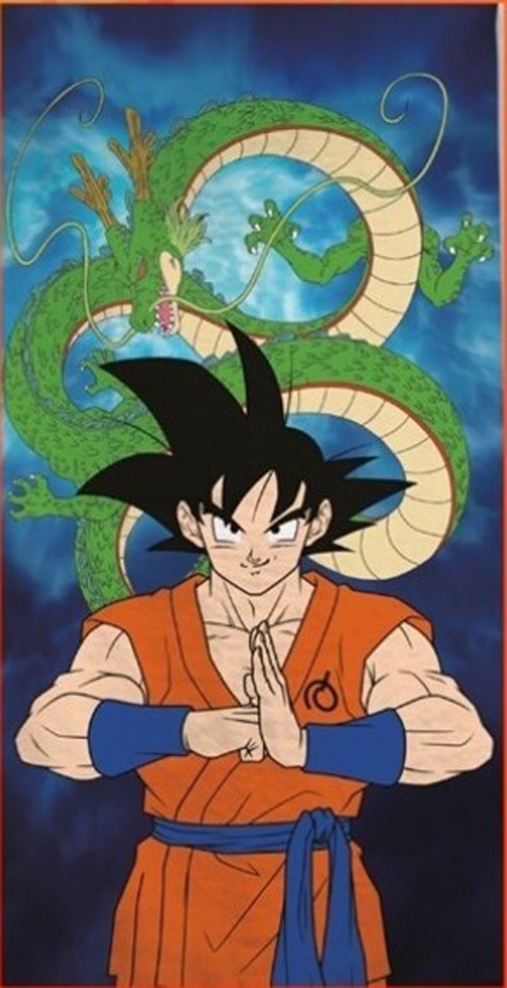 empireposter Handtuch Dragon Ball - Shenlong - Mikrofaser Handtuch - 70x140 cm - Strandtuch