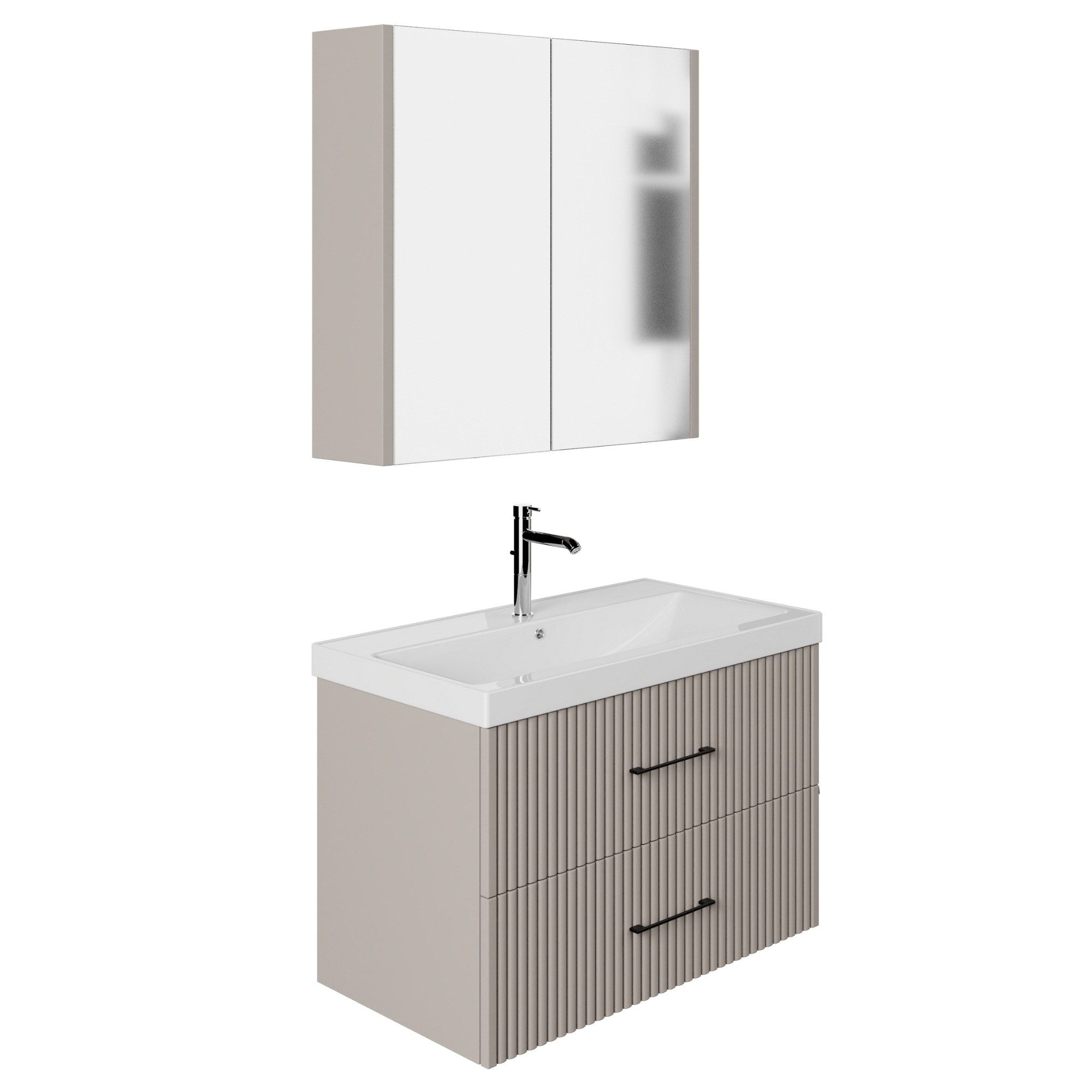 Karen Badmöbel-Set Badmöbel Set Liana, (Komplett-Set, Standartmäßig 3-Teili günstig online kaufen