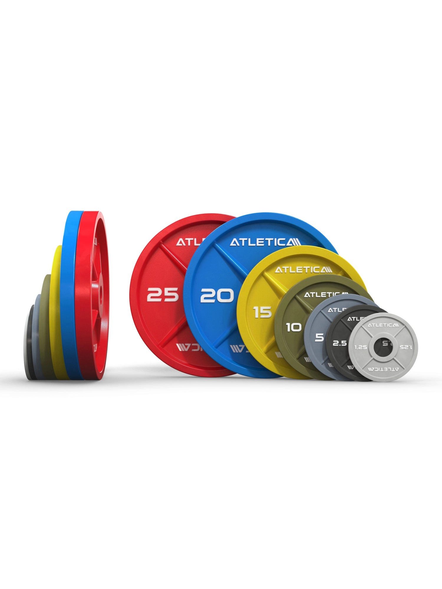 ATLETICA Hantelscheiben Color Iron Plates SET, 157.5kg