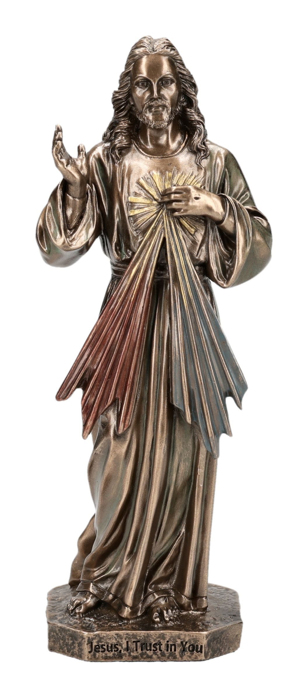 Figuren Shop GmbH Dekofigur Jesus Figur – religiöse Statue Gnadenbild 15.5 cm Veronese Studio