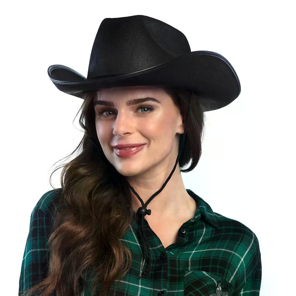 Boland Cowboyhut Cowboyhut Rodeo 59 cm Damen Herren Fasching Hut Farbauswahl Perfekt kombinierbar mit Cowboy- und Cowgirl-Kostümen