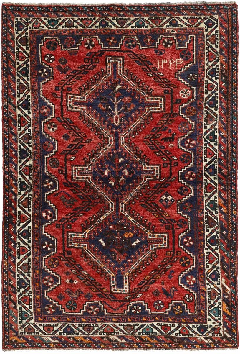 Perserteppich, Shiraz mm Höhe: 10 160x235 rechteckig, Orientteppich Nain / Orientteppich Handgeknüpfter Trading,