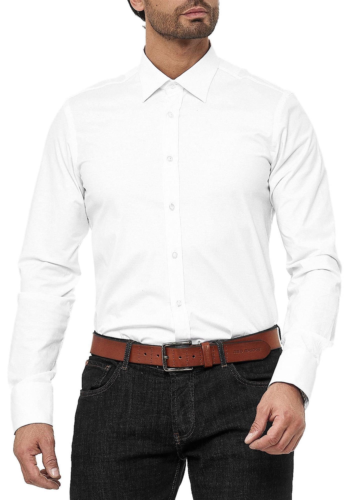 Businesshemd Premium Hemd Regular Modern Fit Langarm