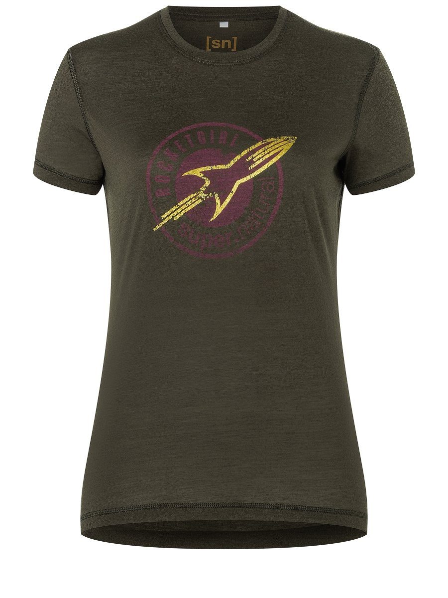 SUPER.NATURAL Funktionsshirt Merino T-Shirt W ROCKET140 günstig online kaufen