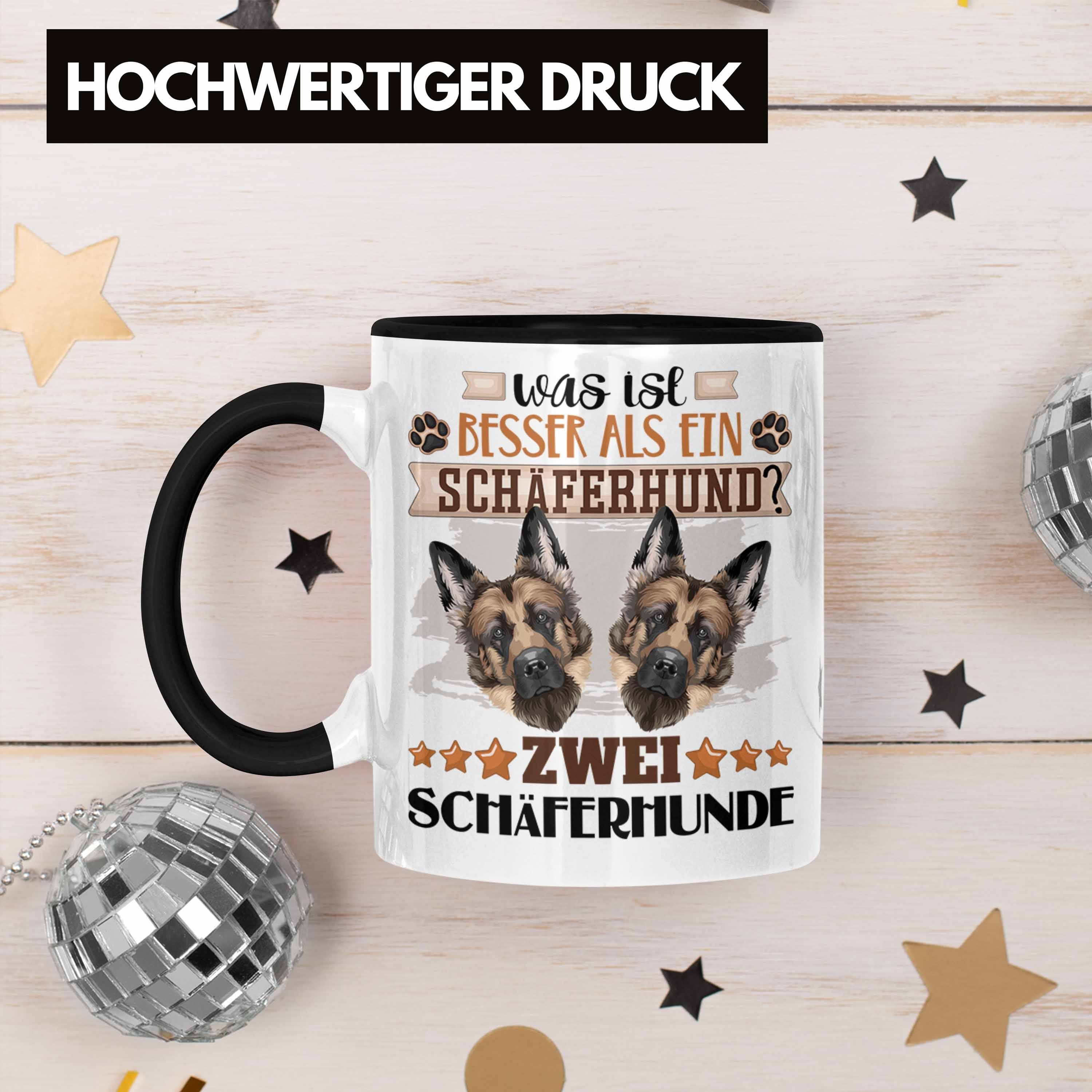 Tasse Tasse Spruch Was I Schäferhund Schwarz Geschenkidee Trendation Besitzer Geschenk Lustiger