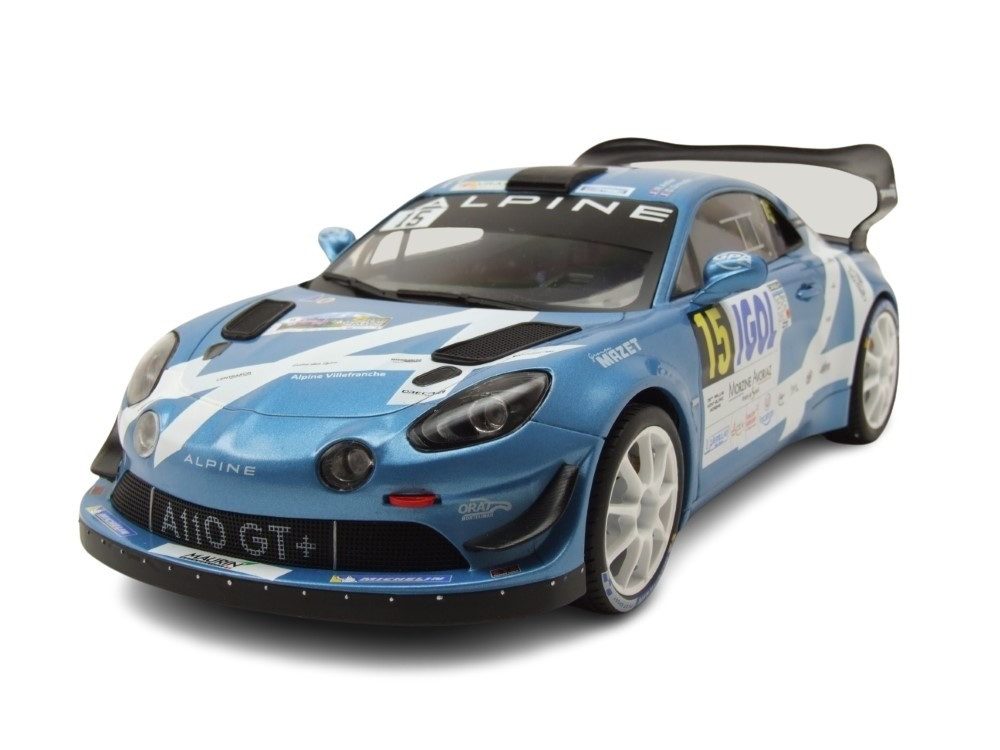 Solido Modellauto Alpine A110 RGT+ #15 Rallye Mont Blanc 2024 Astier Giraudet, Maßstab 1:18