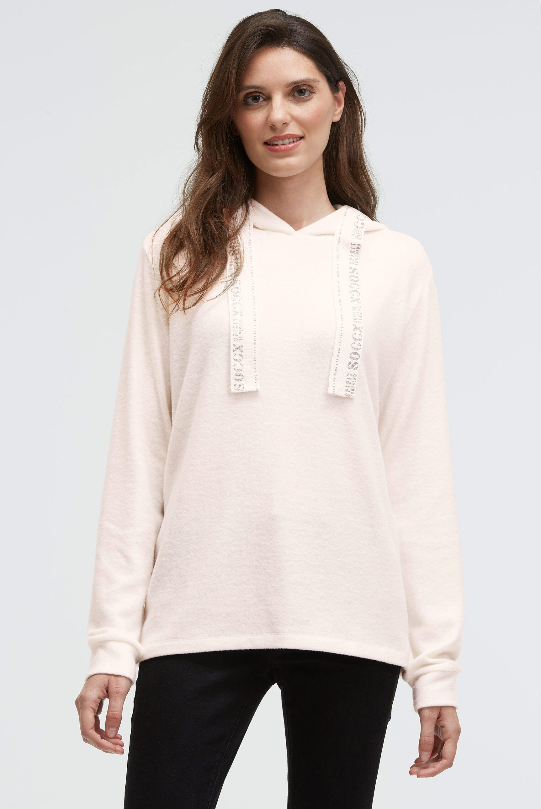 SOCCX Kapuzenpullover aus Feinstrick günstig online kaufen