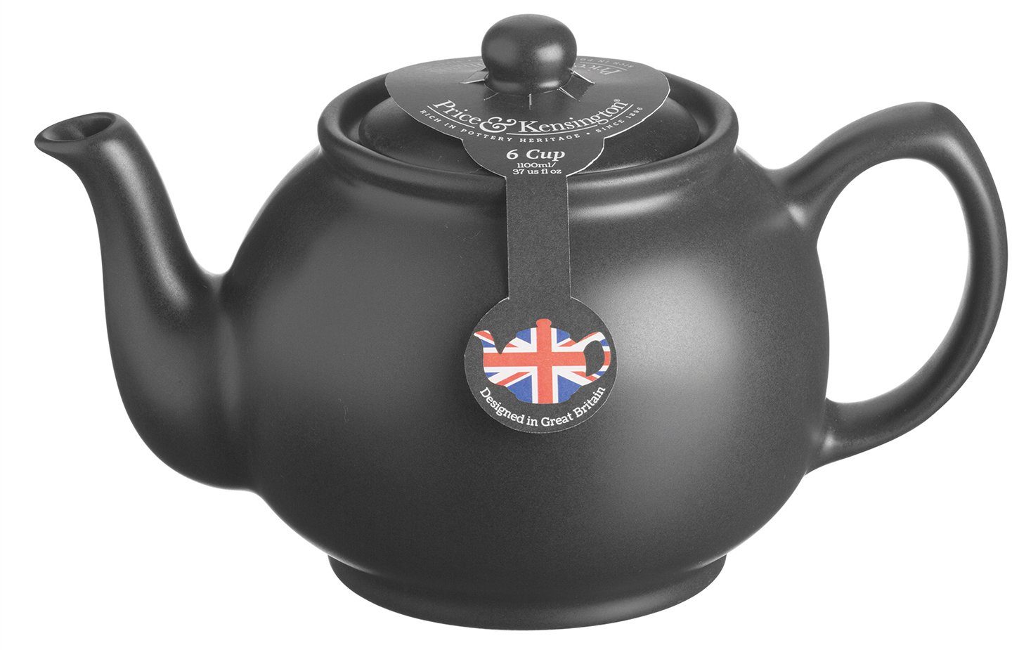PRICE & KENSINGTON® Teekanne Betty, 1,1 l, Steingut, matt, 6 Tassen