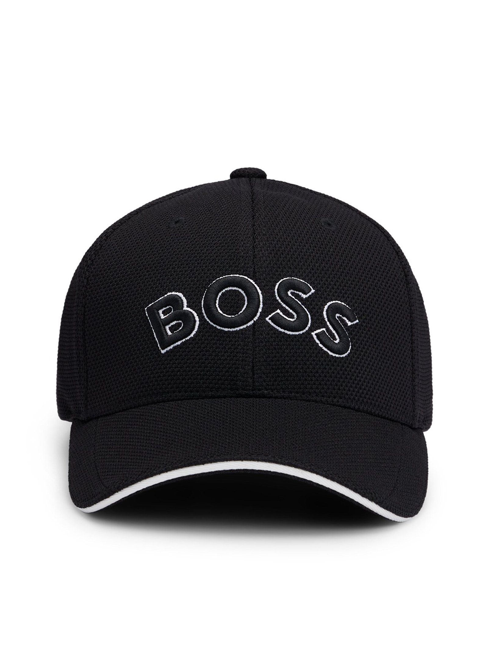 Snapback (001) Cap Piqué GREEN Schwarz aus BOSS