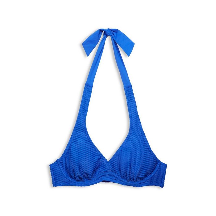 Esprit Bügel-Bikini-Top Unwattiertes Bügel-Top mit Strukturstreifen