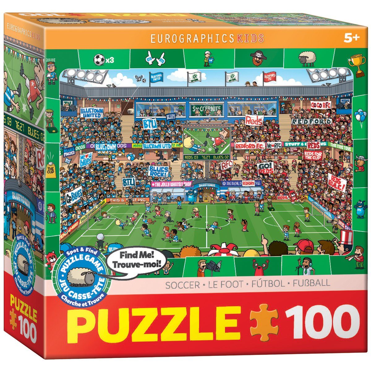 EUROGRAPHICS Puzzle »Eurographics 6100-0476 Fußball 100 Teile Puzzle«,  Puzzleteile online kaufen | OTTO