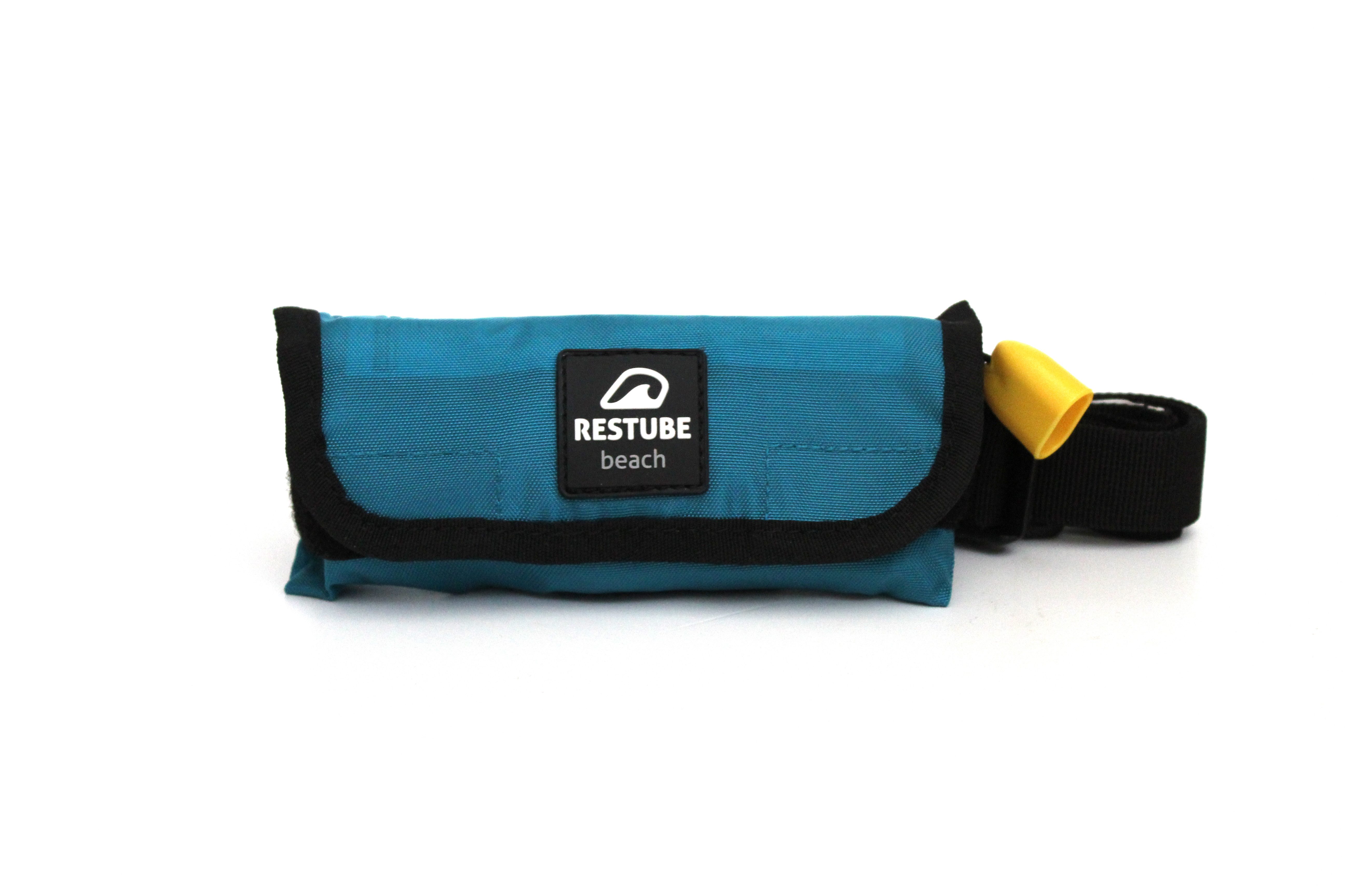 Restube Wasser-Airbag Beach, aufblasbare Schwimmboje für Schwimmen & Schnorcheln, wiederverwendbar
