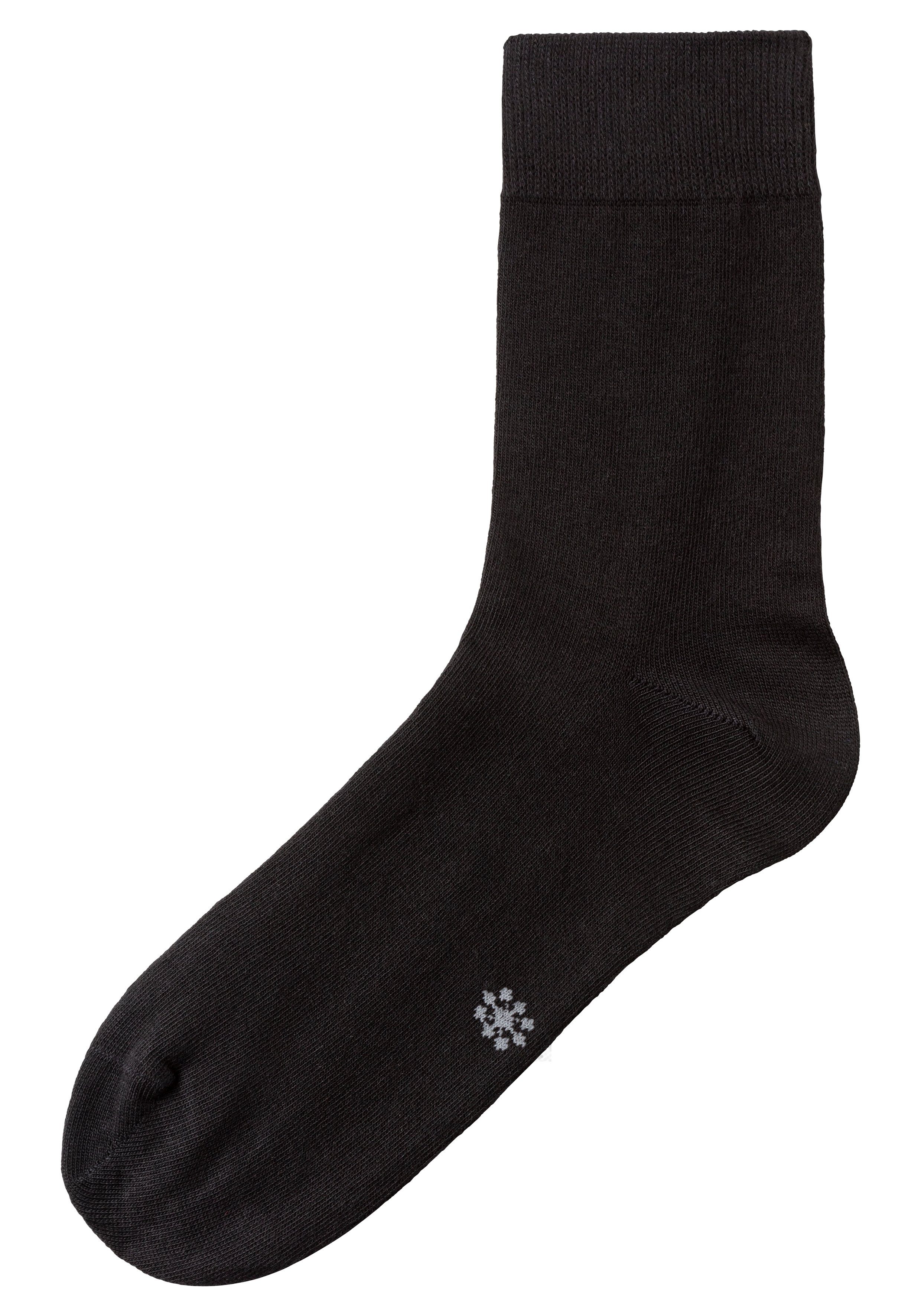 H.I.S Basicsocken (Packung, 10-Paar) mit eingestrickten Symbolen