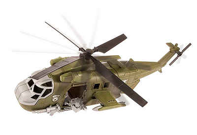 Toi-Toys Spielzeug-Hubschrauber ALFAFOX Hubschrauber Militär mit Friktionsantrieb Kampfhubschrauber Helikopter Spielzeug Kinder Geschenk 21