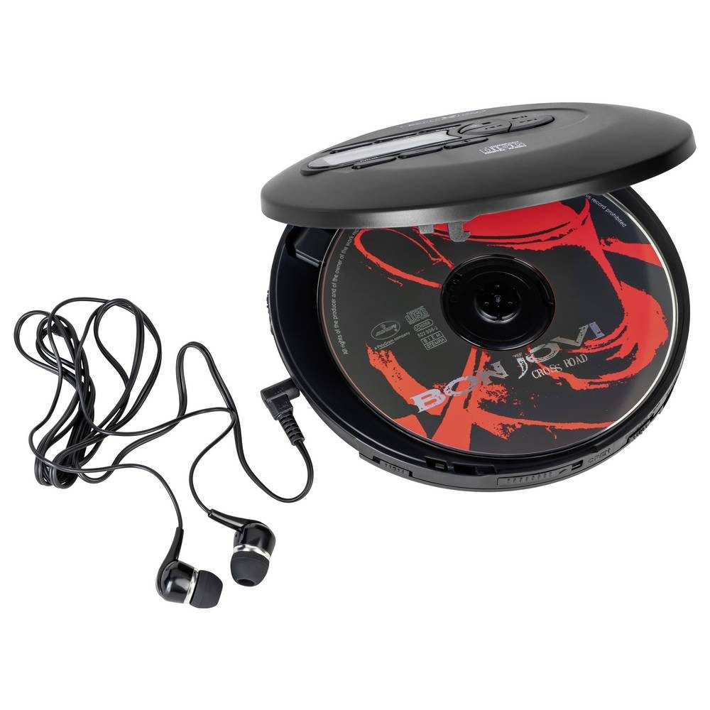 Reflexion Tragbarer CD/MP3-Player inkl. UKW-PLL Radio PCD520MF/BK tragbarer CD-Player