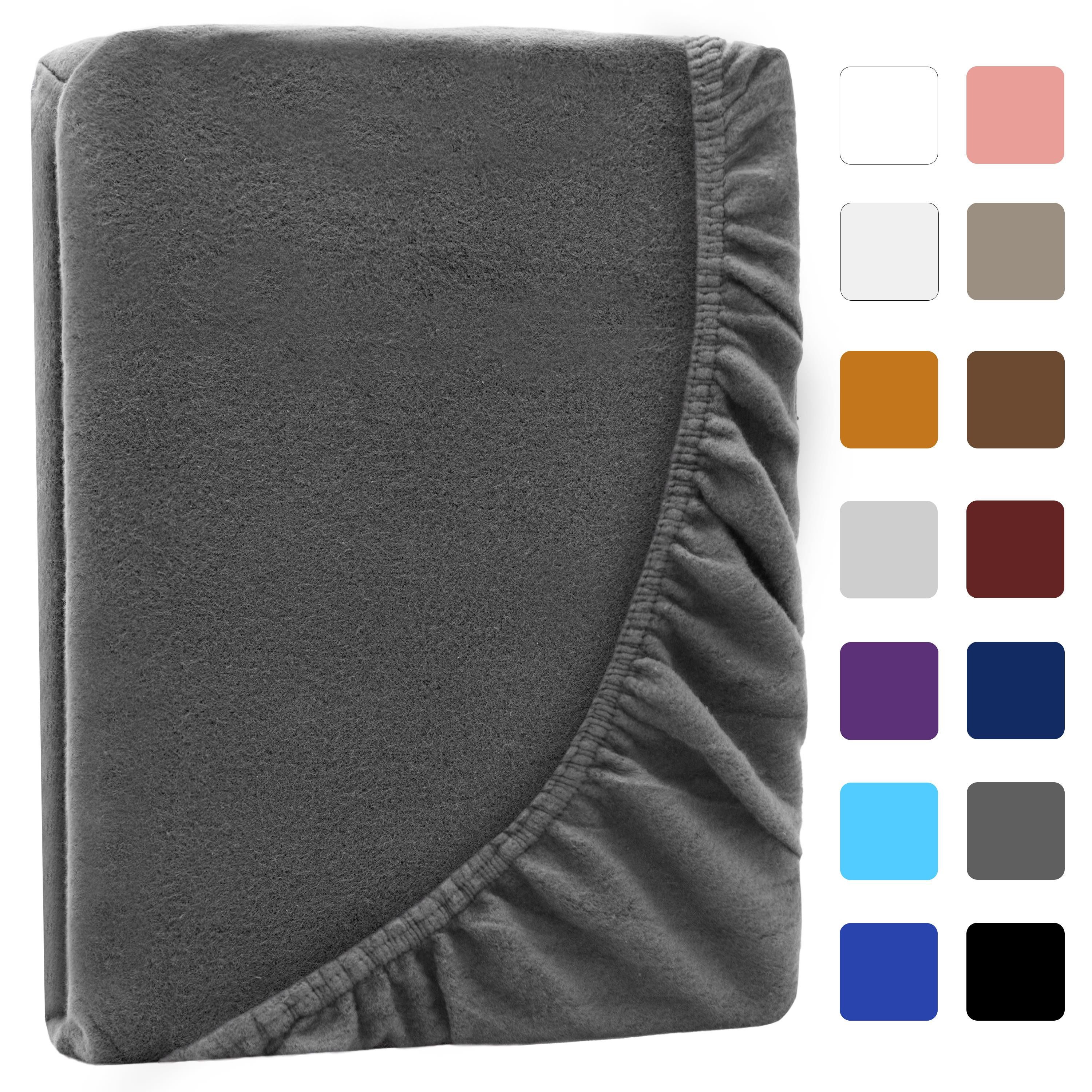 NatureMark Spannbettlaken Winter Thermo Fleece Spannbettlaken, 80% Baumwoll günstig online kaufen