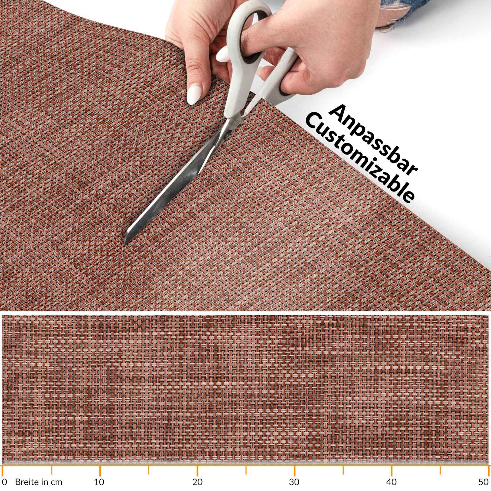 ANRO Küchenläufer Hochwertig Outdoorläufer Teppich TATAMI Läufermatte, Ecki günstig online kaufen