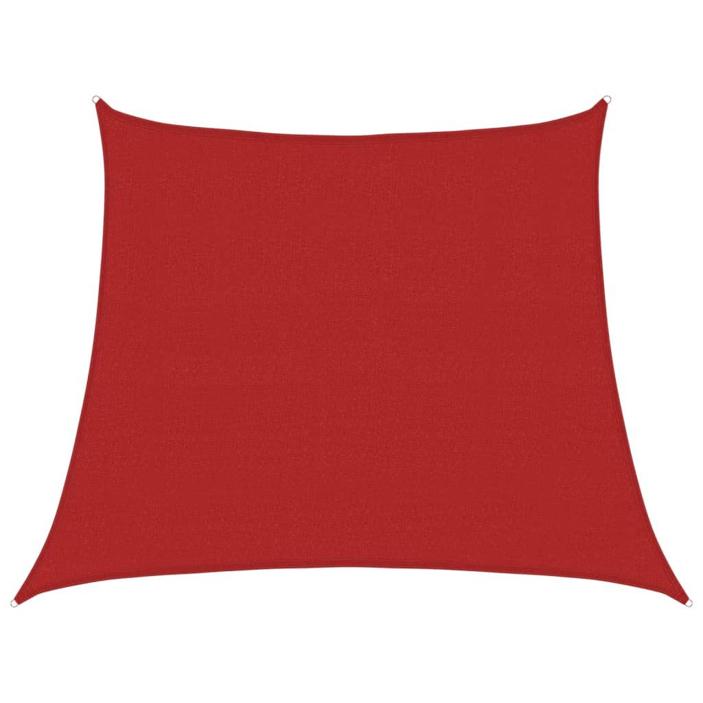 vidaXL Sonnensegel Sonnensegel 160 g/m² Rot 3/4x3 m HDPE, (1-tlg)