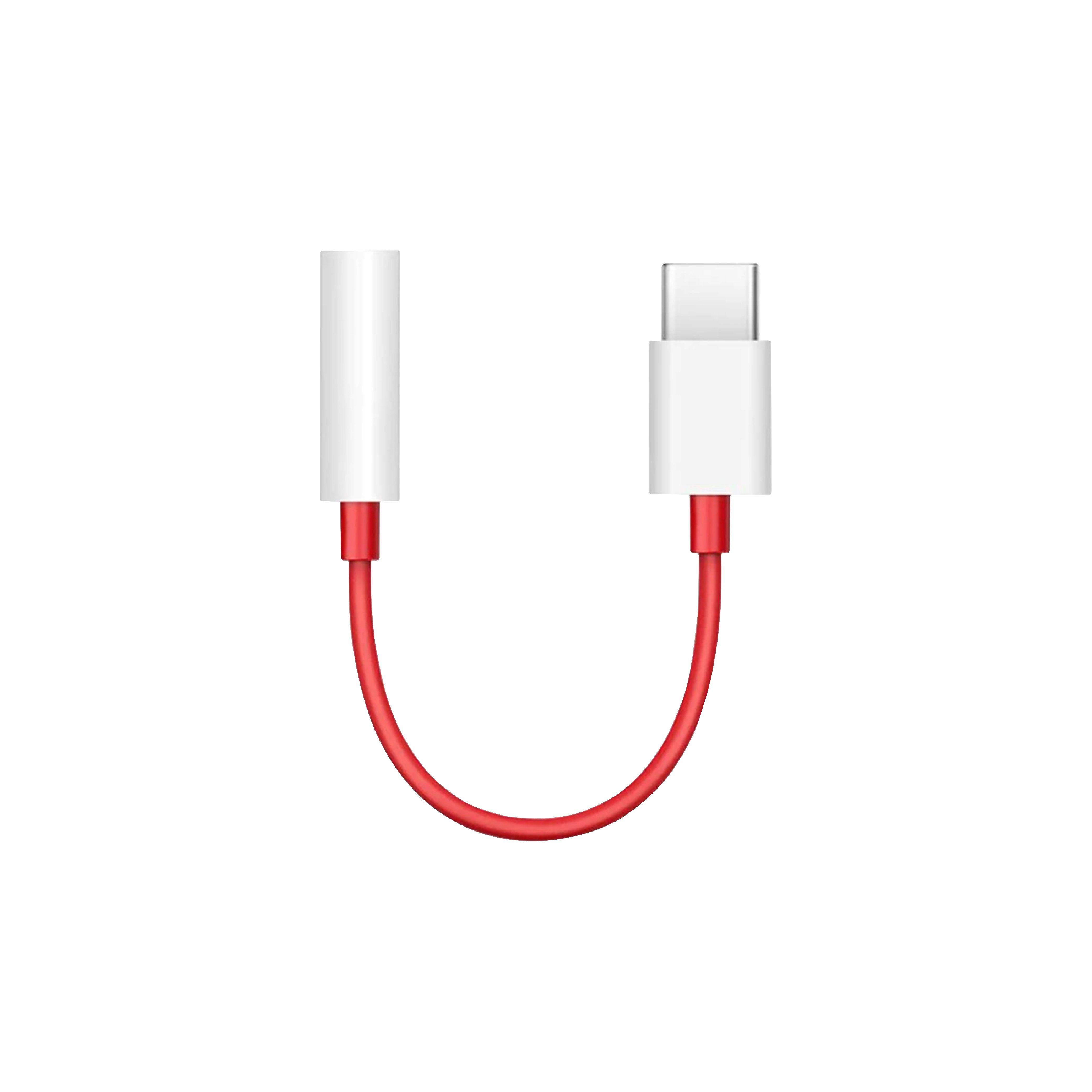 Sunix »Adapter Typ-C auf 3,5mm Aux Kabel Stecker Klinke für Smartphones  Audio-Adapter weiß-rot« Smartphone-Adapter