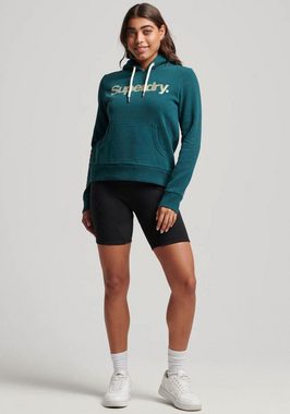 Superdry Kapuzensweatshirt METALLIC CORE LOGO HOODIE