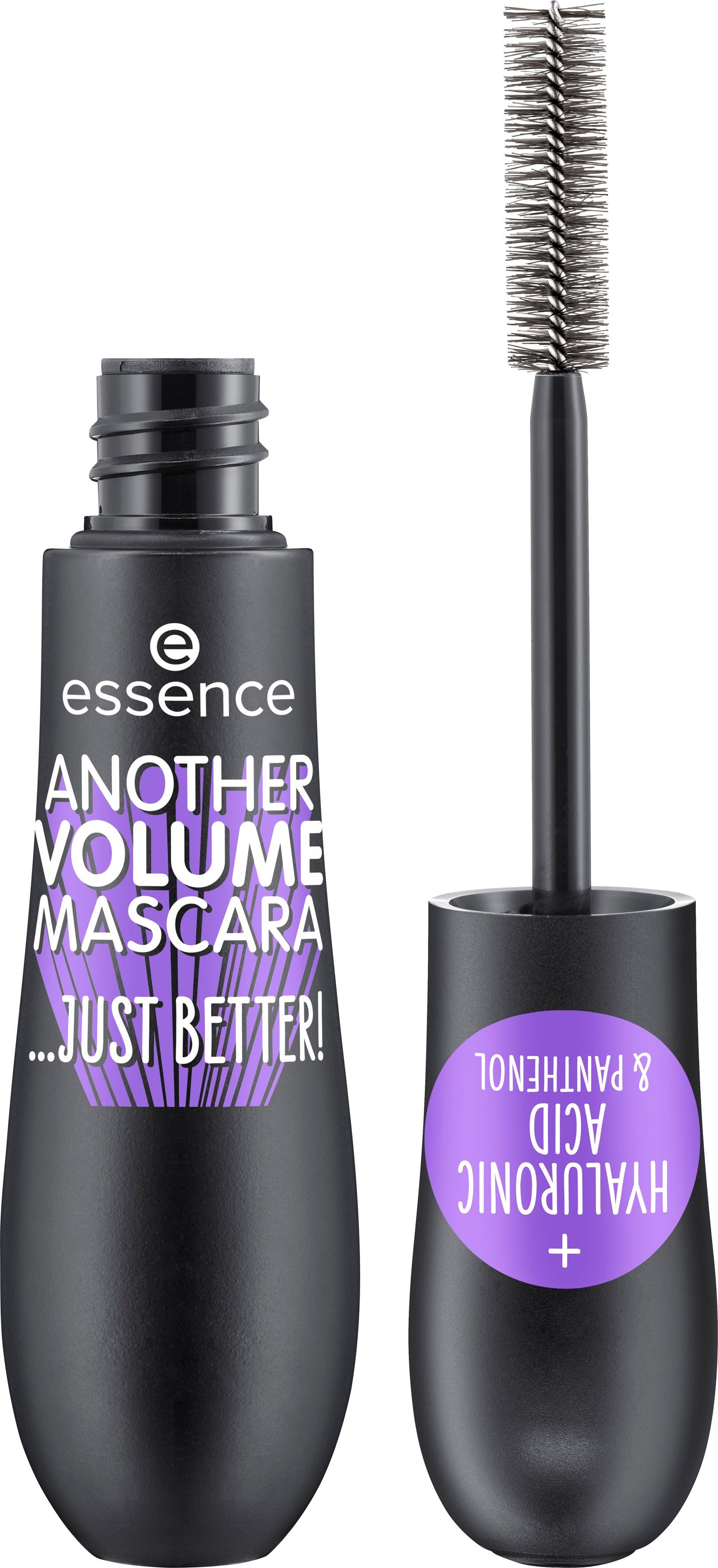 Essence Mascara ANOTHER VOLUME MASCARA...JUST BETTER!, 3-tlg., mit Hyaluronsäure und Panthenol