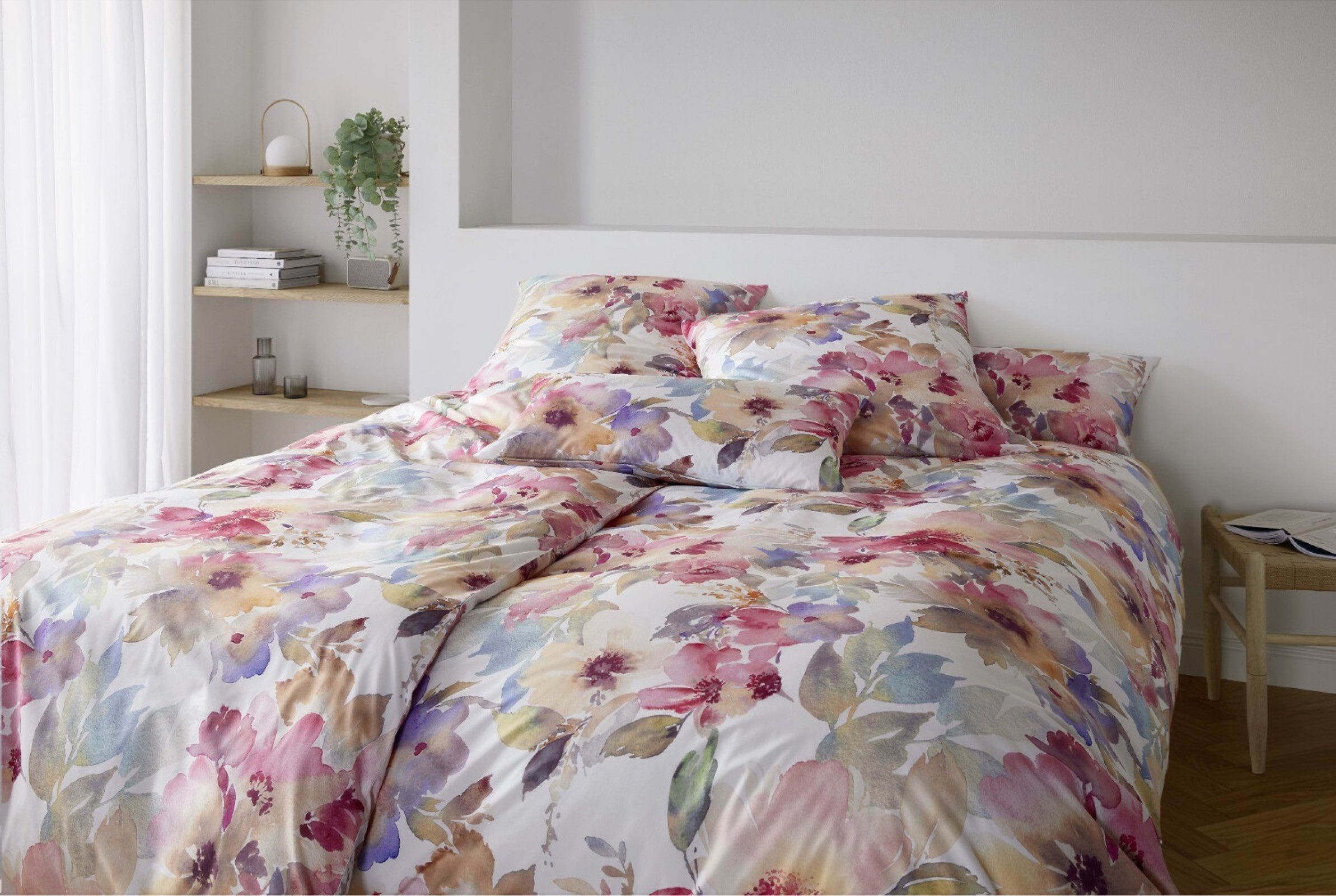 Elegante Bettwäsche Elegante Mako-Batist Bettwäsche 155x220 günstig online kaufen