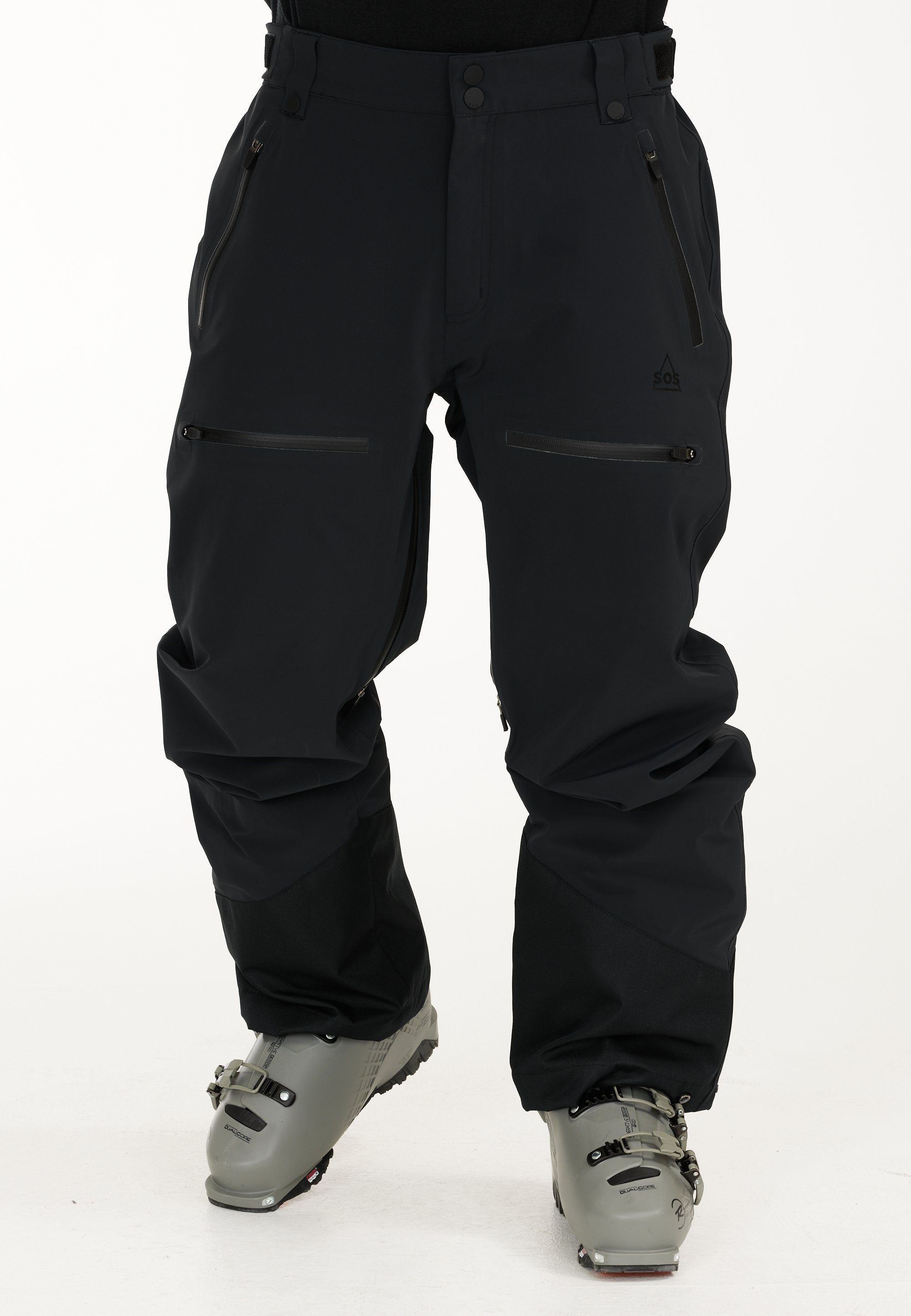 SOS Skihose Silverton mit wasserabweisender schwarz Membran