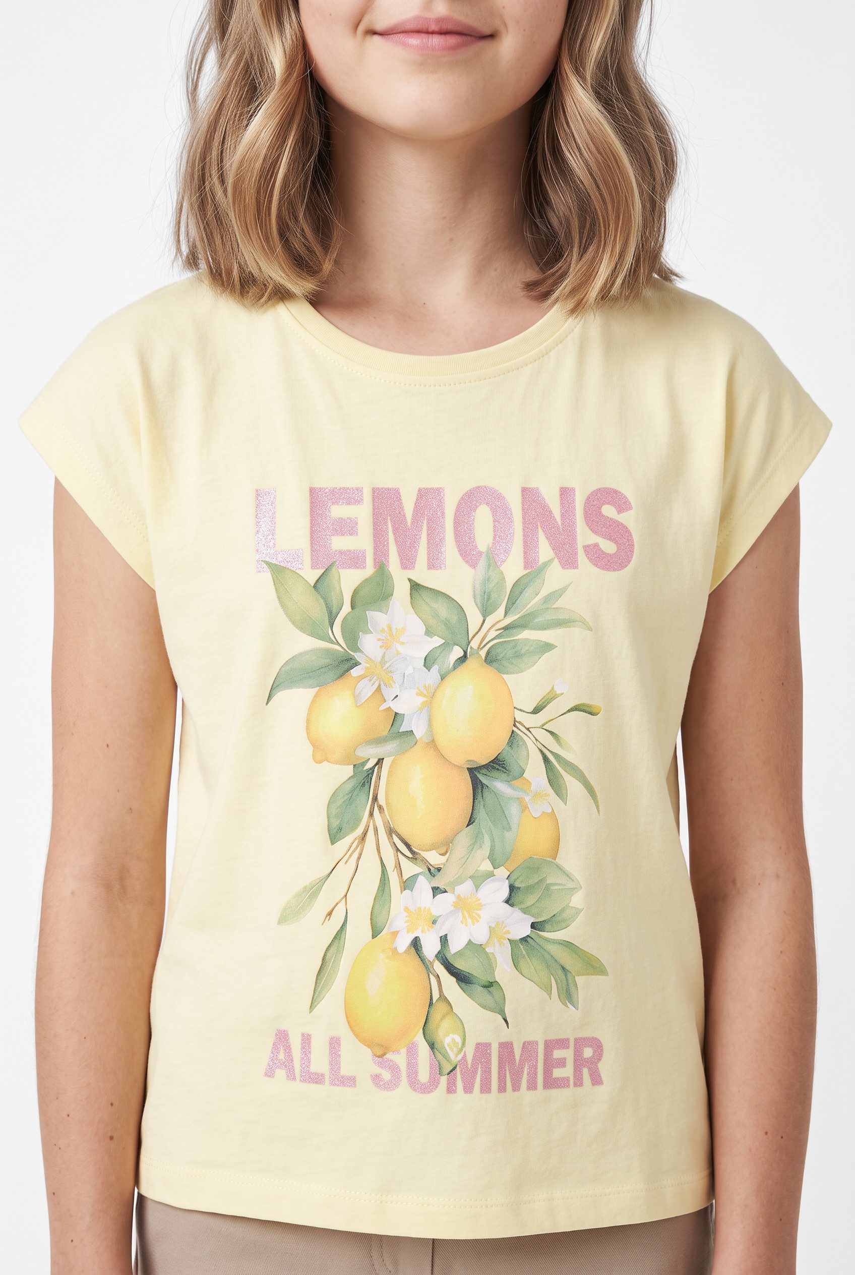 Name It T-Shirt NKFVOTIA 2P CAPSL TOP (Packung, 2-tlg) Baumwolle, loose fit – Bild 3 von 5