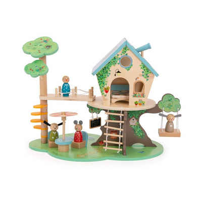 Moulin Roty Puppenhaus Puppen Baumhaus Holzspielzeug Puppenhaus