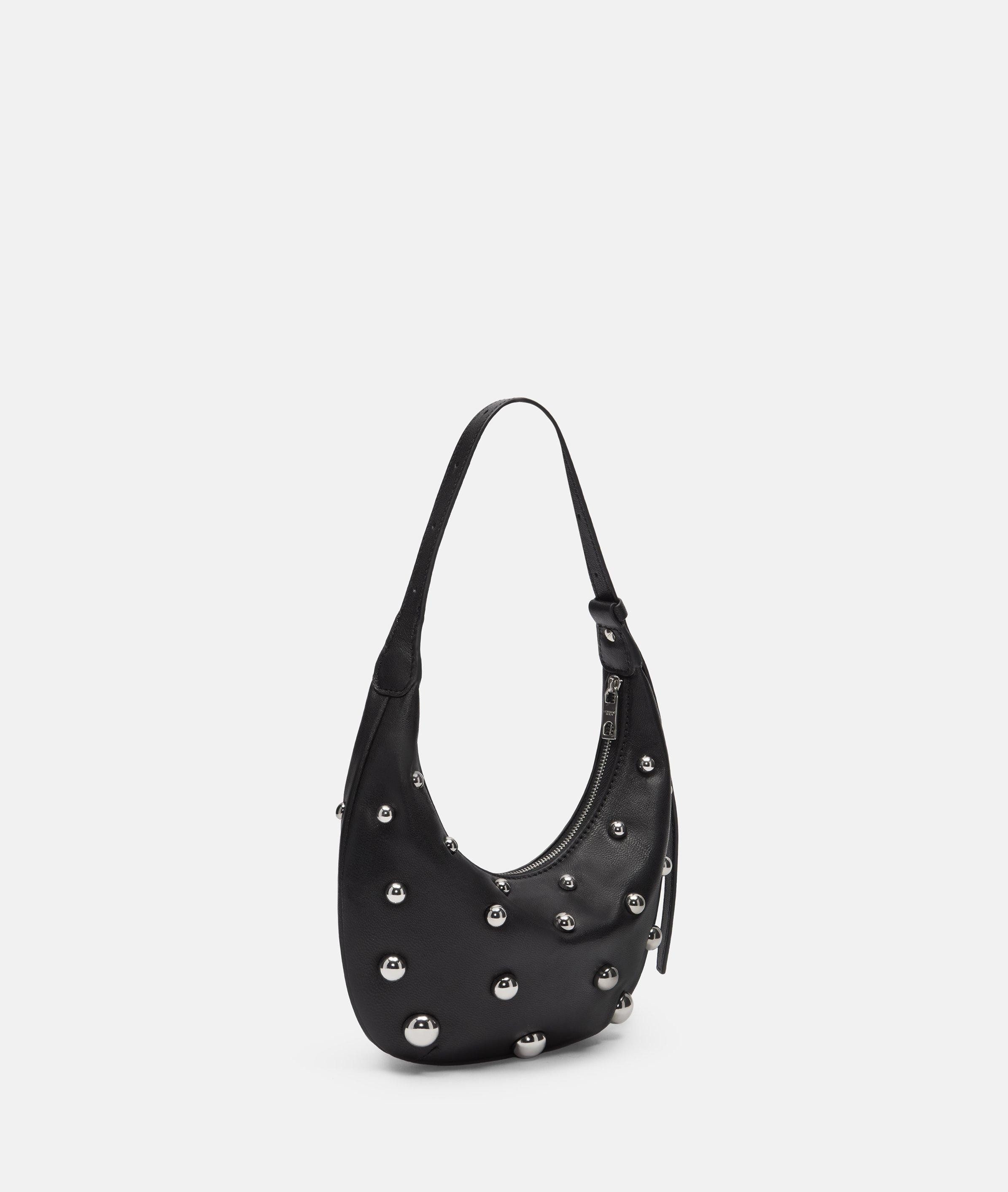 Liebeskind Berlin Schultertasche Hobo, Kleine Hobo-Bag aus natürlich genarbtem Leder