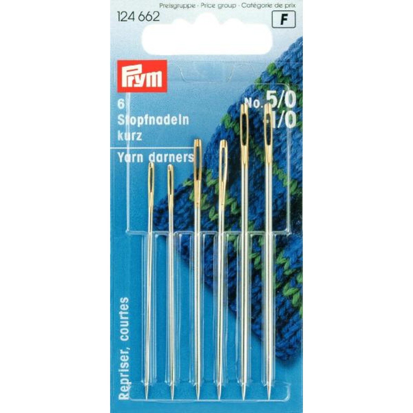 Prym Stricknadeln Stopfnadeln silberfarbig 6 St