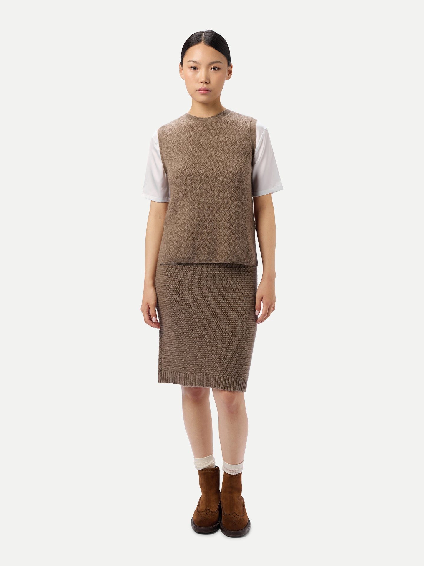 GOBI Cashmere Strickrock Kaschmir-Rock günstig online kaufen