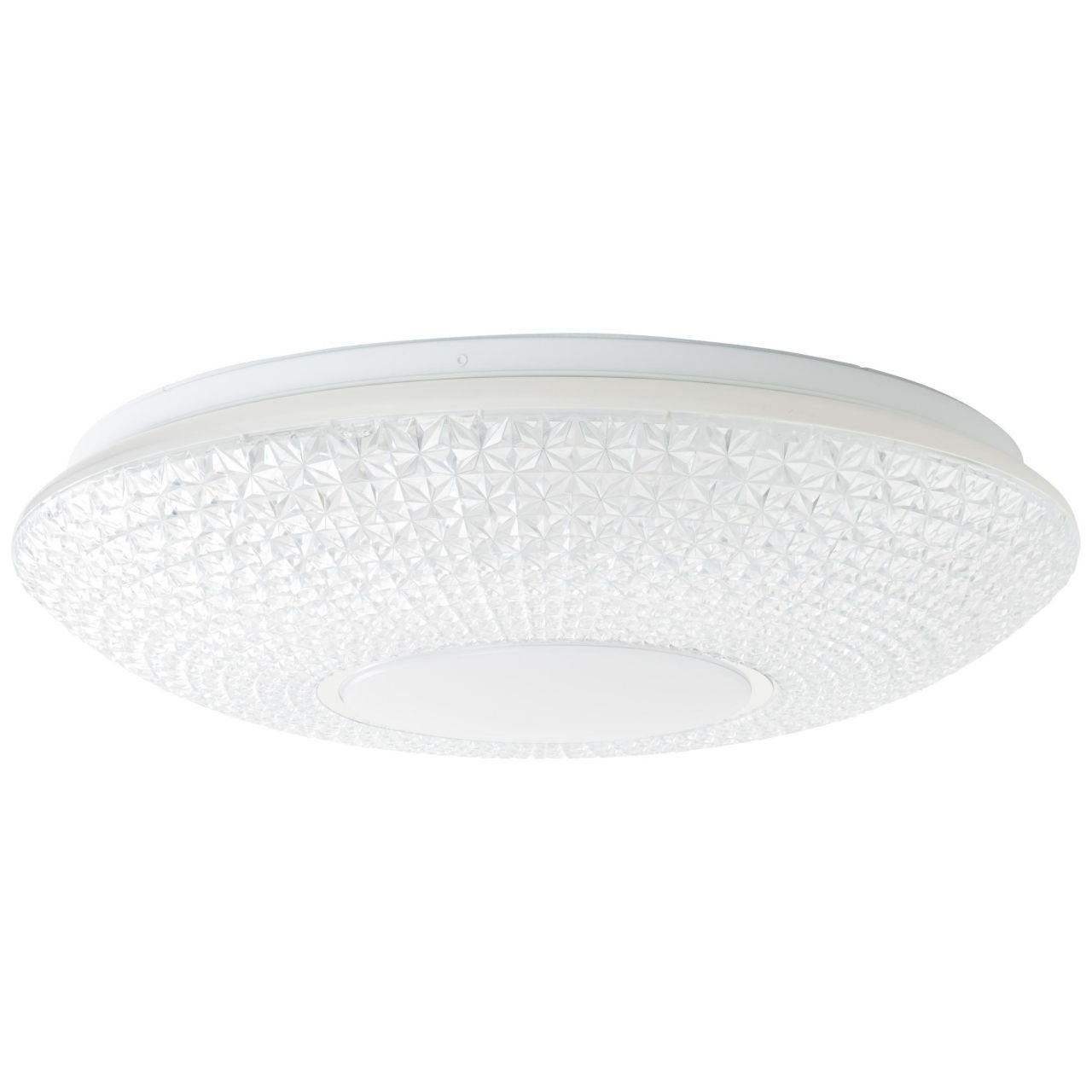 Brilliant Deckenleuchte Nunya, 3000-6500K, 1x 60W LED weiß/chrom integriert 52cm Lampe Nunya Deckenleuchte LED