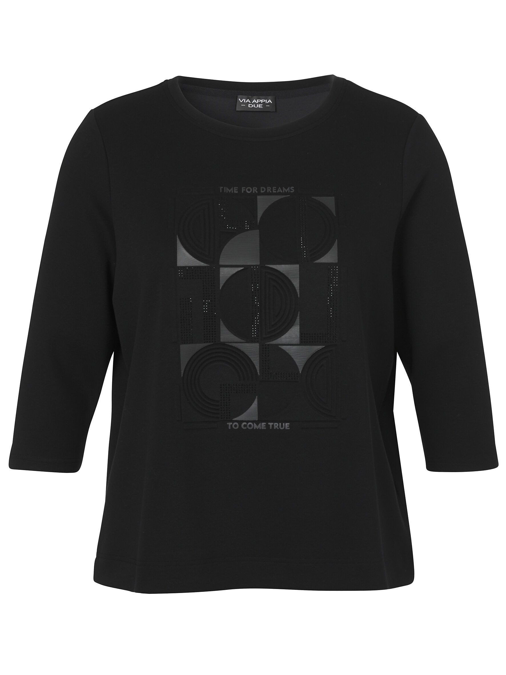 VIA APPIA DUE Sweatshirt (1-tlg) Große Größen