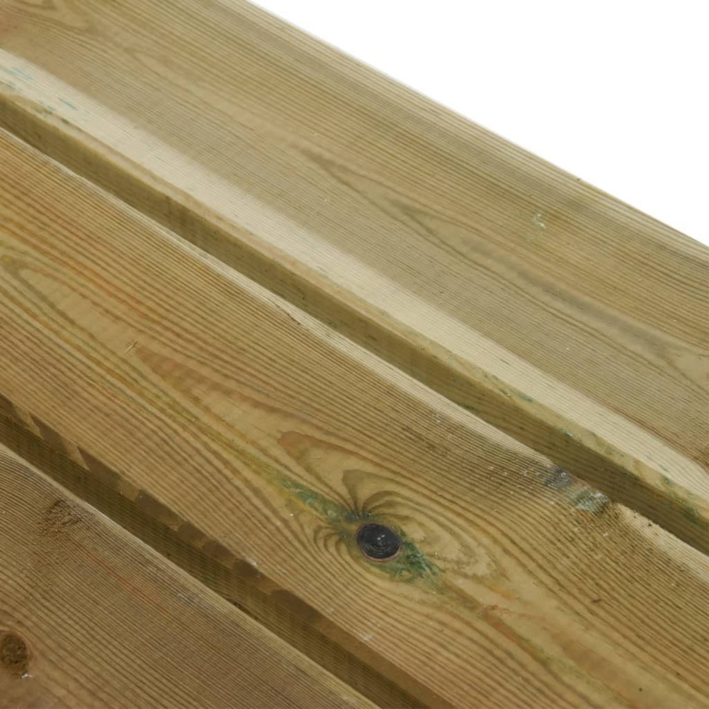 furnicato Gartenbank aus massivem Kiefernholz grün imprägniert 110x38x45 cm, Widerstandsfähige Sitzbank, korrosionsgeschützt für die Terrasse