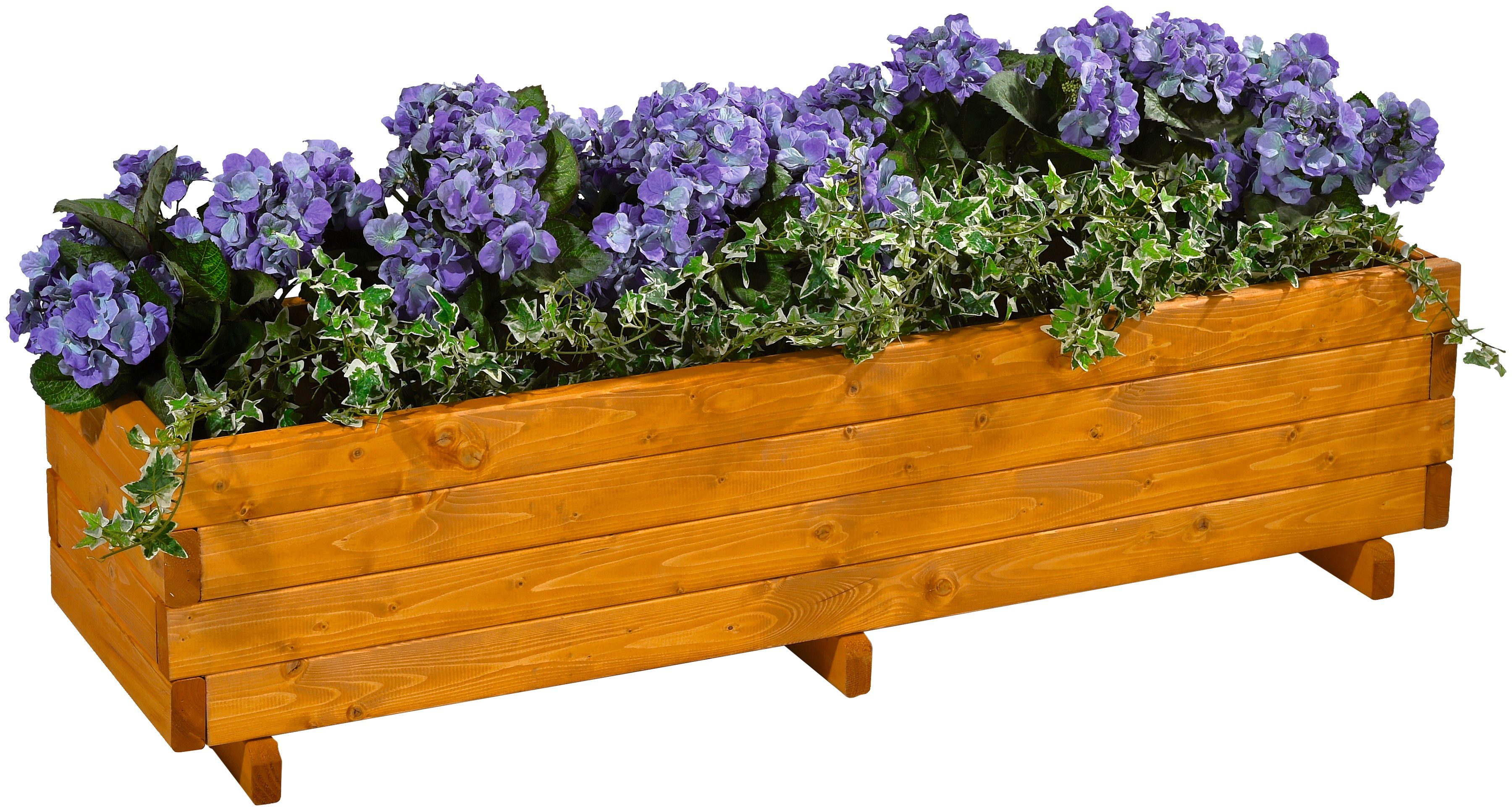 GASPO Blumenkasten Strobl, BxTxH: cm 136x37x34 honigbraun