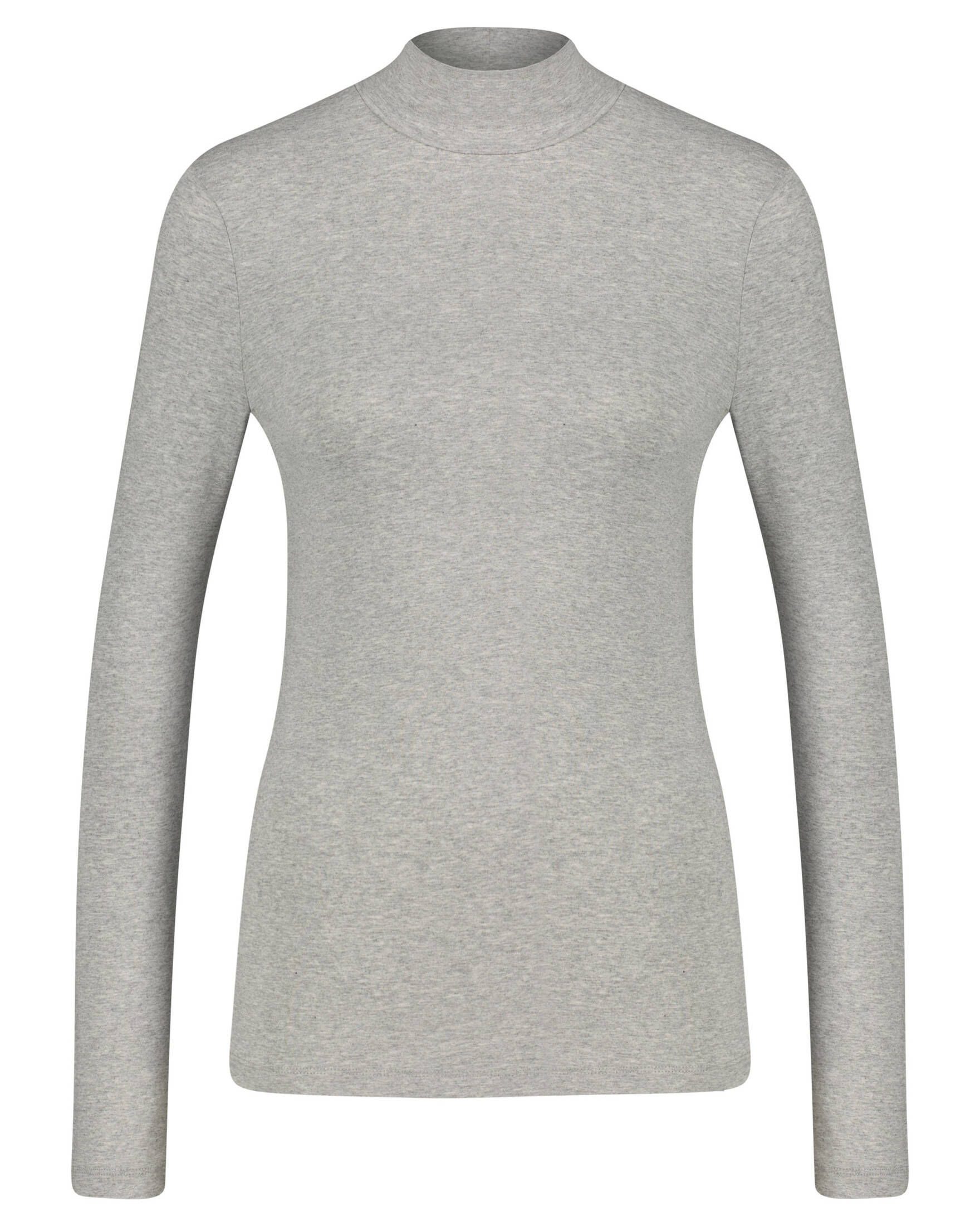 T-Shirt Damen Rollkragenshirt Slim Fit