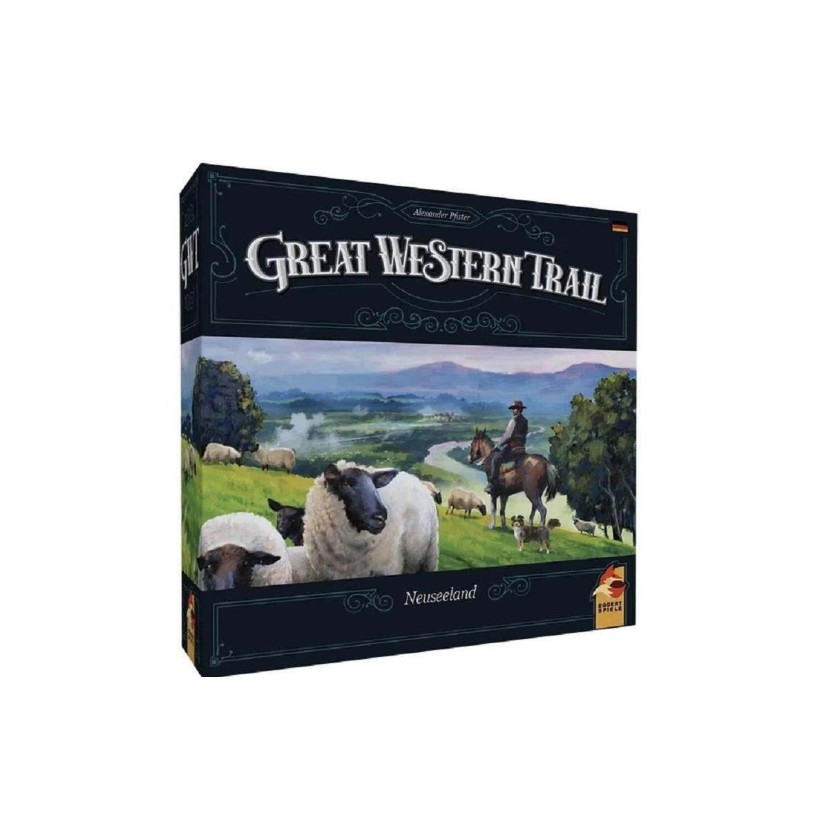 Eggertspiele Spiel, Familienspiel EGGD0009 - Great Western Trail: Neuseeland, Brettspiel,..., Strategiespiel