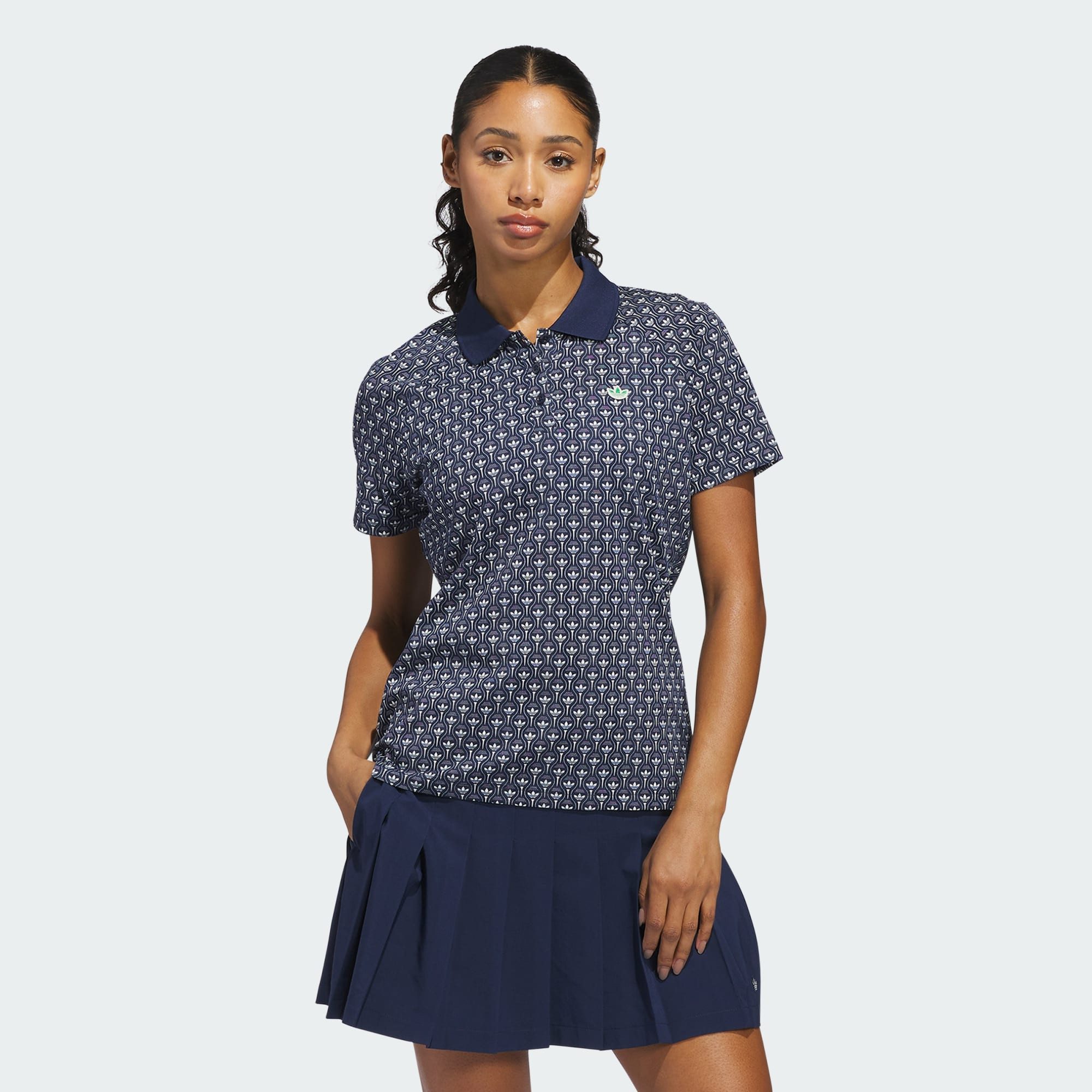 adidas Performance Poloshirt ORIGINALS ALL OVER TREFOIL POLOSHIRT (1-tlg)