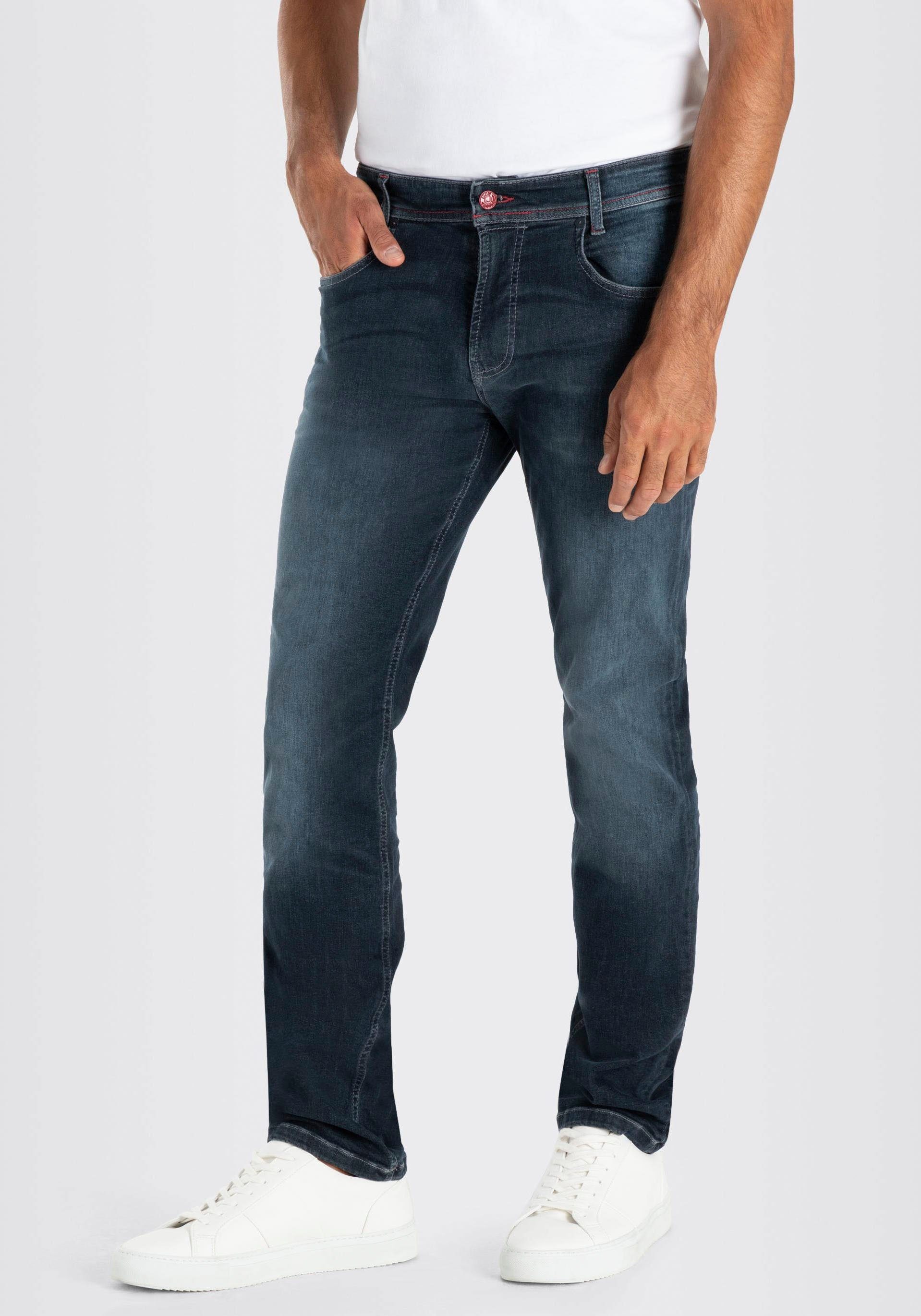 MAC Straight-Jeans Flexx-Driver super elastisch lt.ebony blue authentic wash | 