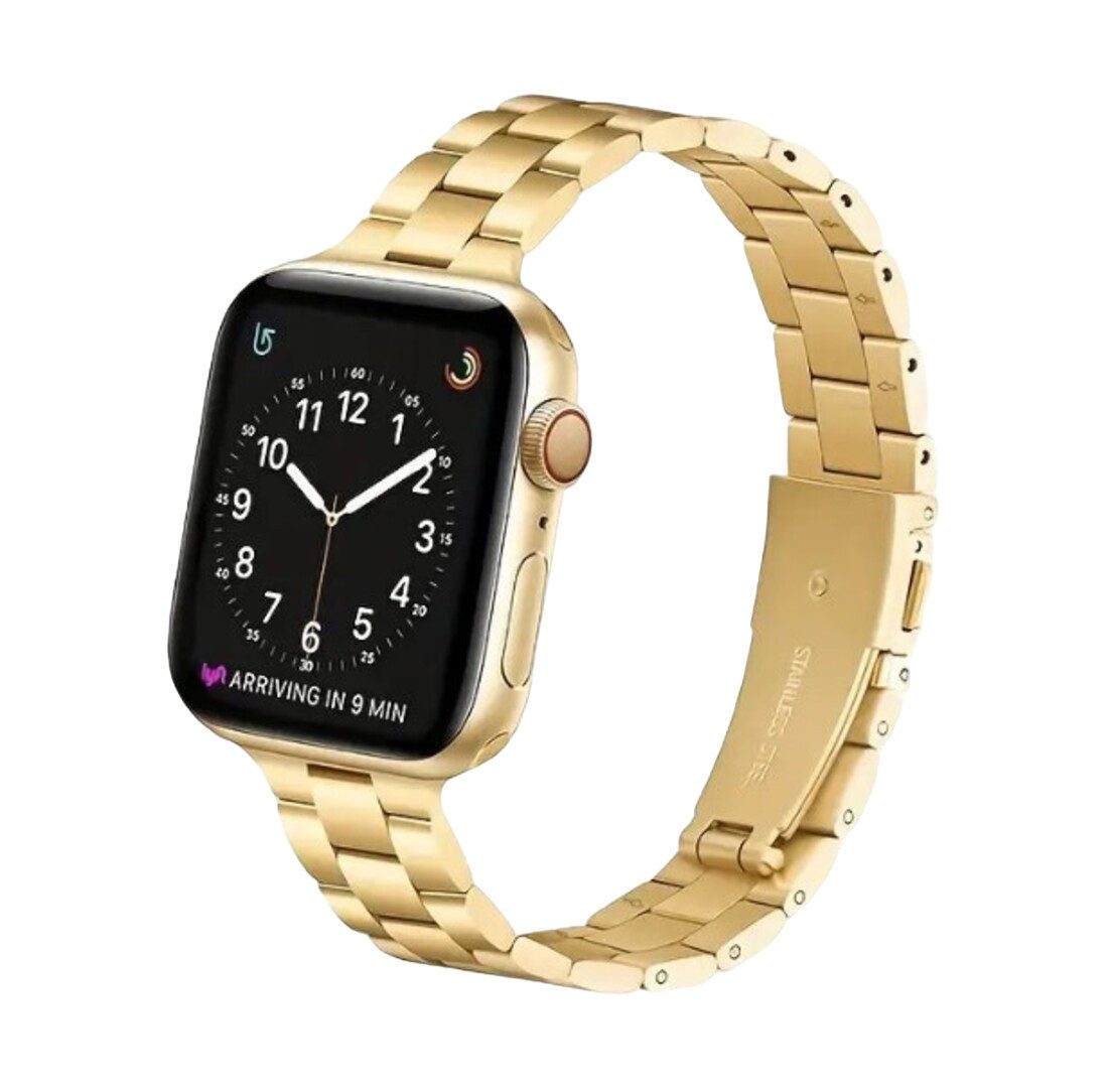Lale Collection® Uhrenarmband Edelstahl-Smartwatch-Band Ersatz kompatibel Apple iWatch Series 1-9, Armband, IWatch, Apple, Kompatibel, Unisex