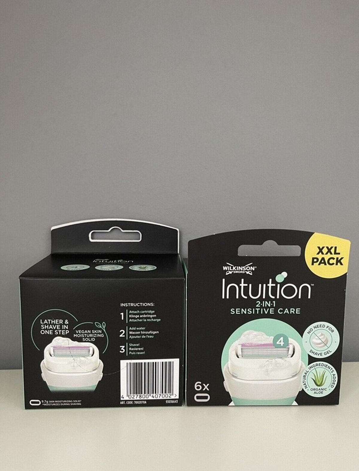 Wilkinson Rasierklingen Intuition Naturals Sensitive Care, 30-tlg.